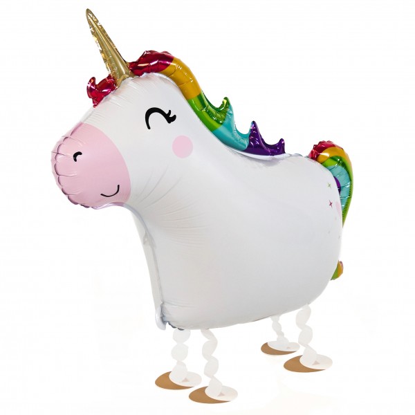 Walking Balloon Buddie Einhorn 81cm
