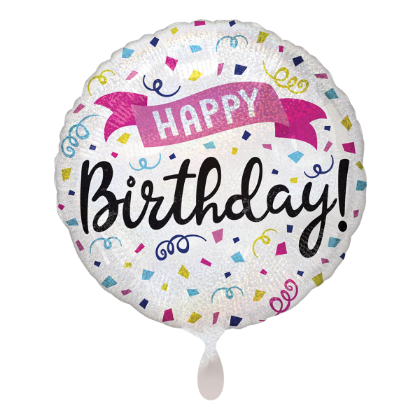 Happy Birthday Sparkle Banner 43cm