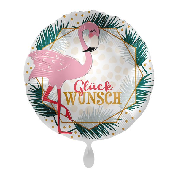 Glückwunsch Flamingo 43cm