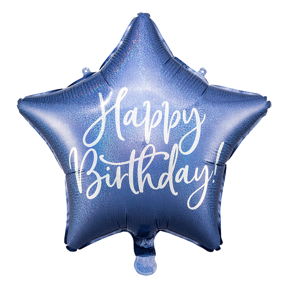 Happy Birthday blau 40cm