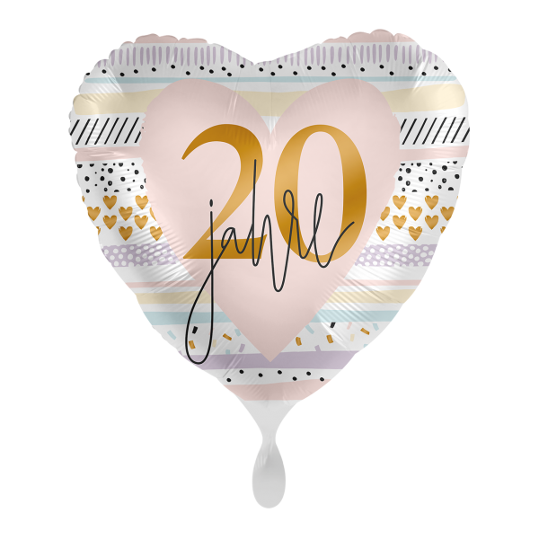 Herz 20 Jahre 43cm