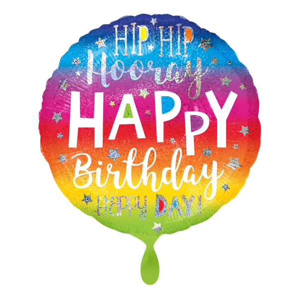 Hip Hip Hooray Birthday 43cm
