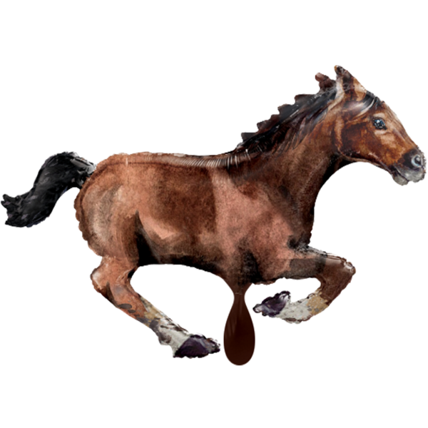 Braunes Pferd 101cm