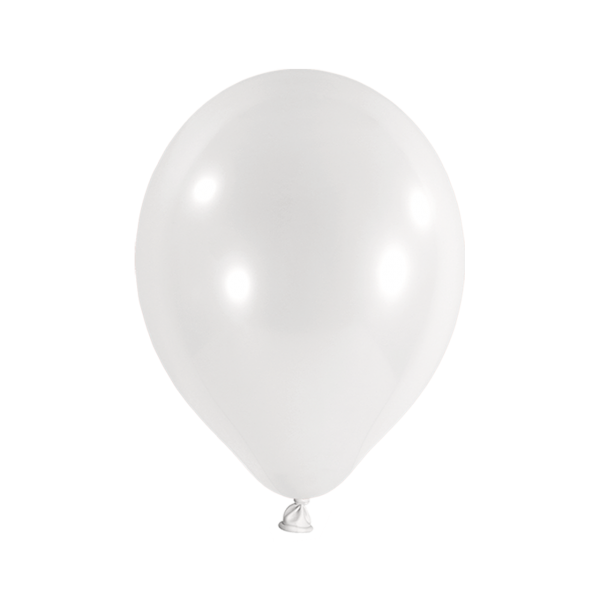 Latexballon Pastell Weiß 30cm