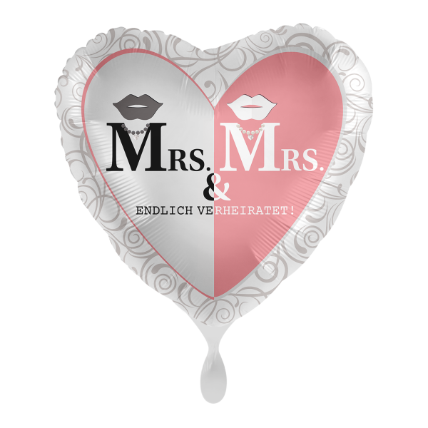Mrs. &amp; Mrs. Endlich Verheiratet! 43cm