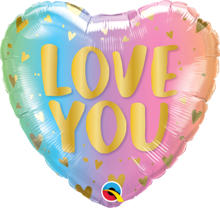 I Love You Pastell 46cm 