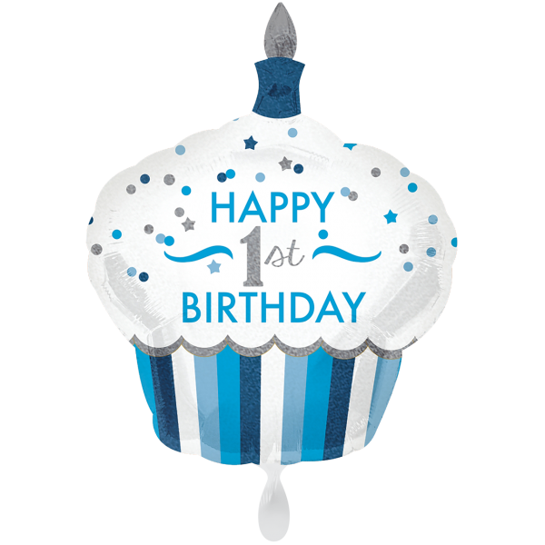 Cupcake Happy 1st Birthday 91cm