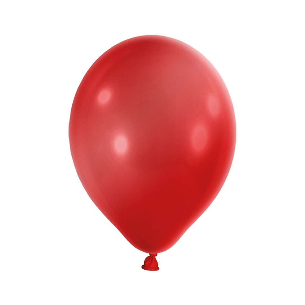 Latexballon Pastell Mohnrot 30cm
