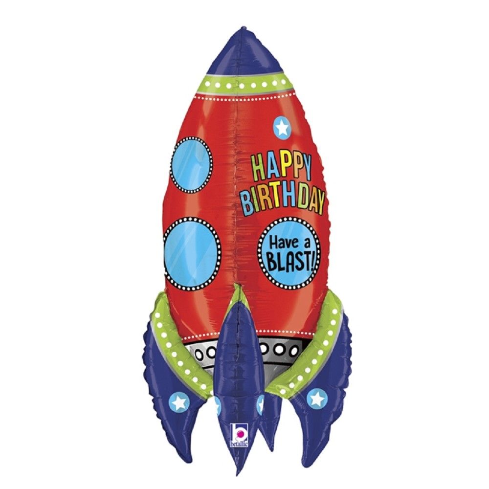 Rakete Happy Birthday 84cm