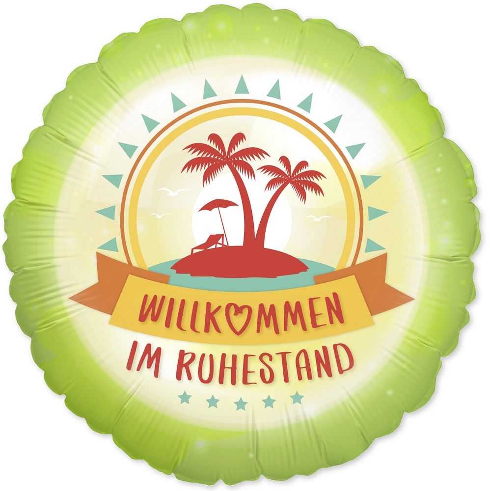 Willkommen im Ruhestand 46cm