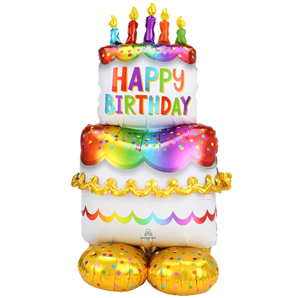 AirLoonz Birthday Cake 134cm