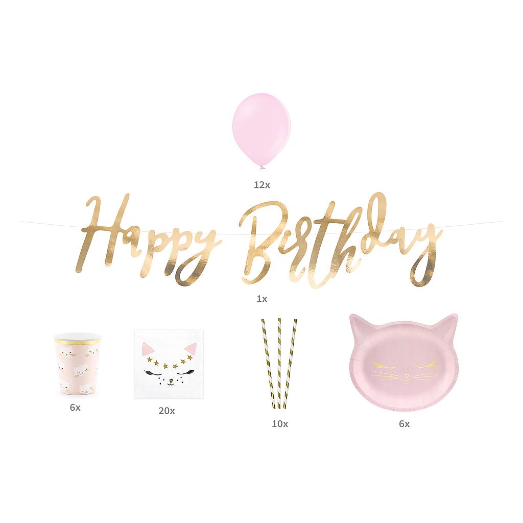Partybox Kitty Party rosa/gold