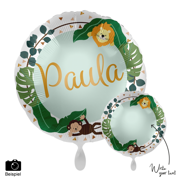 Personalize IT - Rund Jungle 43cm