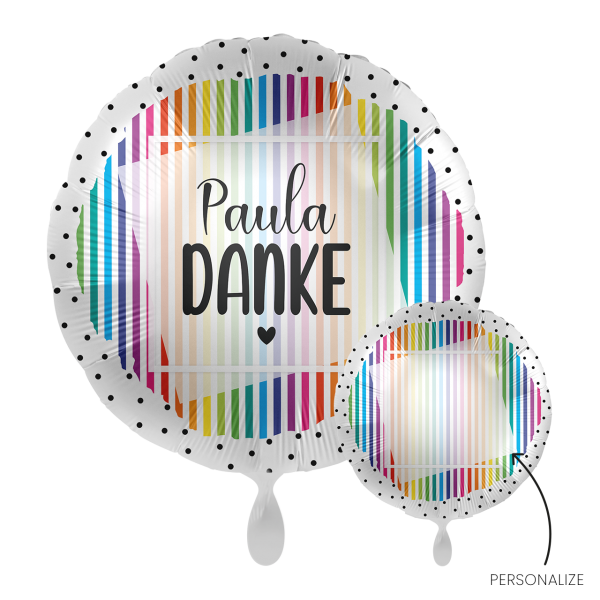 Personalize IT - Bunte Streifen 43cm