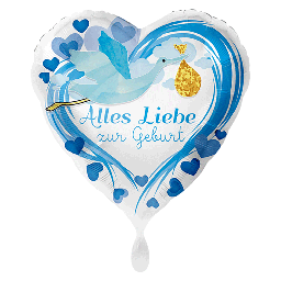 [2100000004232] Alles Liebe zur Geburt blau