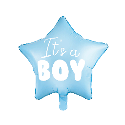 [2100000003679] It's a boy hellblau 48cm