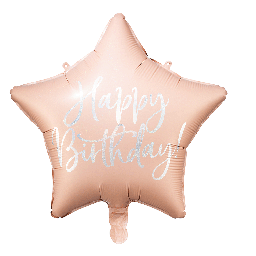 [2100000007783] Happy Birthday rosa 40cm