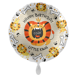 [2100000007707] Happy Birthday little King 43cm