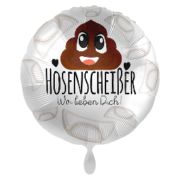 [2100000008018] Hosenscheißer Wir lieben Dich! 43cm