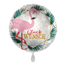 Glückwunsch Flamingo 43cm