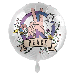 [2100000008056] Peace mit weißer Taube 43cm