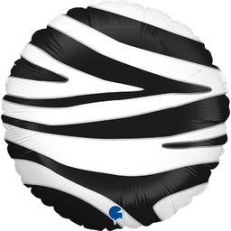 [2100000010073] Schwarz weiße Streifen 46cm