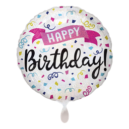[2100000009176] Happy Birthday Sparkle Banner 43cm