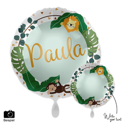 [2100000001088] Personalize IT - Rund Jungle 43cm