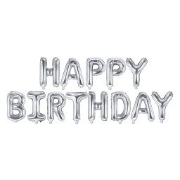 Folienballon Banner Happy Birthday 340x35cm
