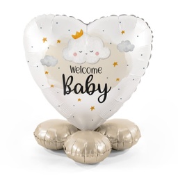 [2100000016983] Ballon Bouquet Willkommen Baby 
