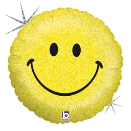 [2100000016990] Smiley Glitzerfolie 46cm 