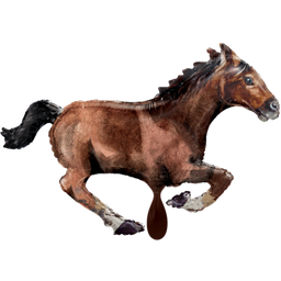[2100000001637] Braunes Pferd 101cm