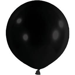 [2100000018130] Latexballon Jumbo schwarz 1m