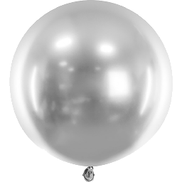 [2100000018147] Latexballon Jumbo silber 60cm