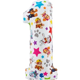 Zahlenballon XL 66cm Paw Petrol 