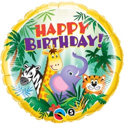 [2100000019441] Happy Birthday Jungle Friends 46cm