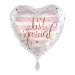[2100000019793] Just Married Rose 43cm