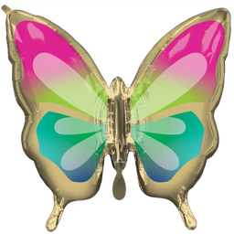 [2100000020263] Tropischer Schmetterling 76cm