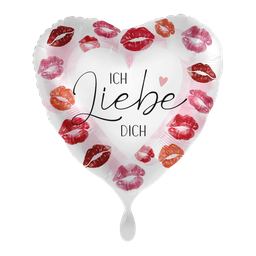 [2100000020430] Ich Liebe Dich Kussmund 43cm