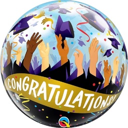 [2100000020751] Bubbles Congratulations Grad Caps 56cm
