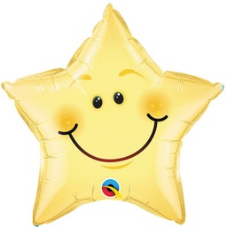 [2100000020836] Emoji Smiley Face Star 51cm