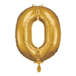 Zahlenballon XL 66cm gold